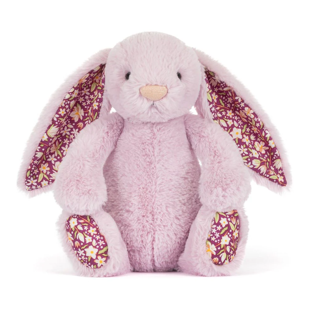 Jellycat Blossom Luxe Bunny Plush Toy - Thistlepop (Medium, 12 inch) - Image 2