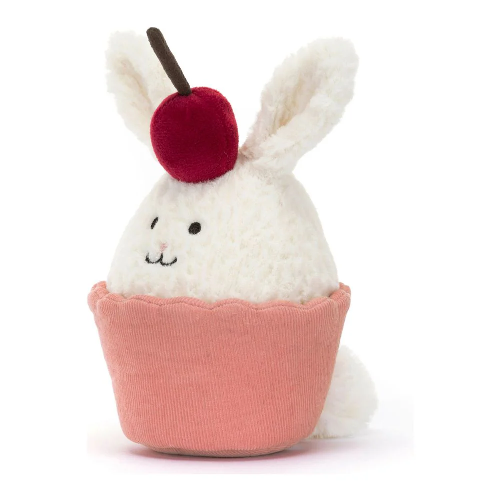 Jellycat Dainty Dessert Plush Toy - Bunny Cupcake - Image 3