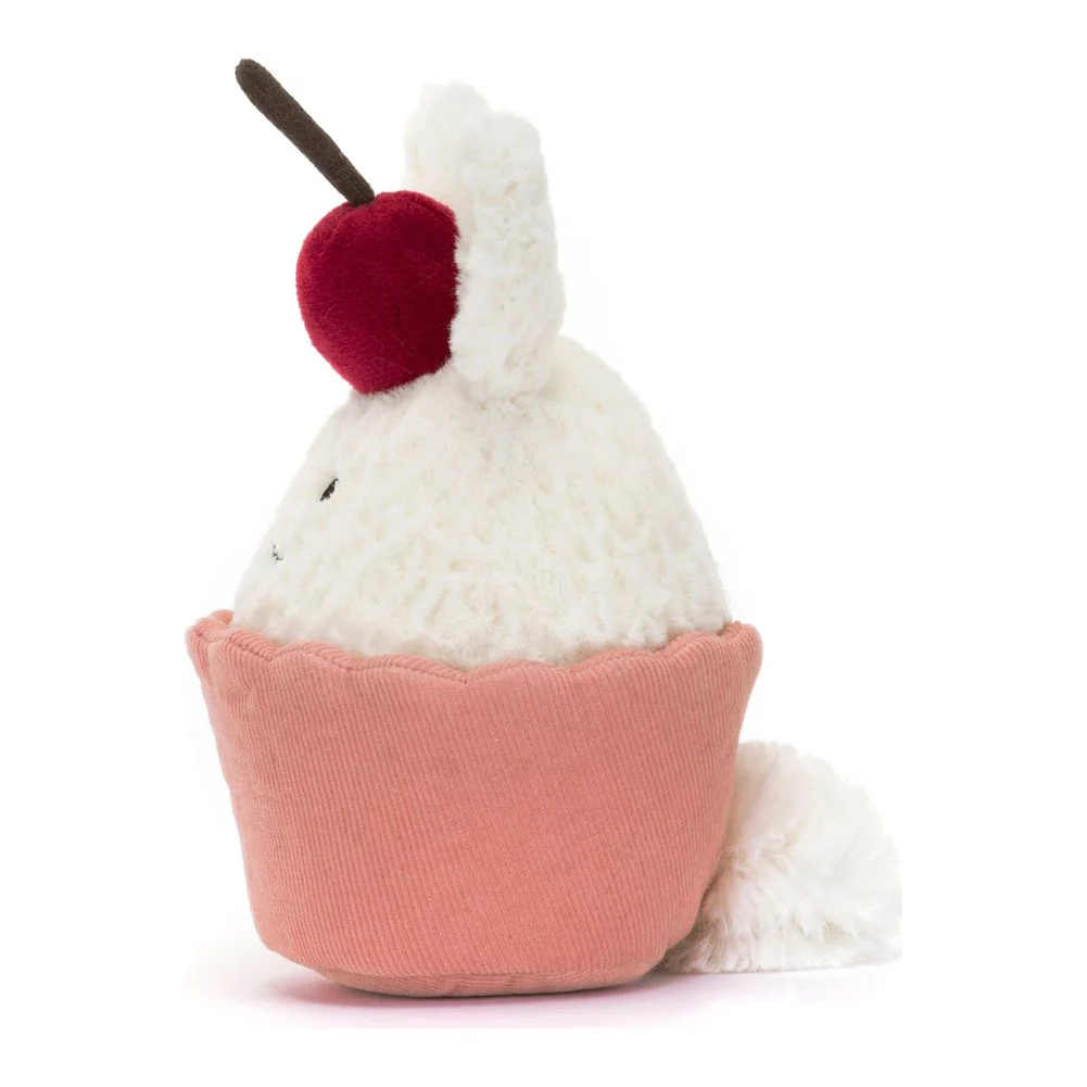Jellycat Dainty Dessert Plush Toy - Bunny Cupcake - Image 4