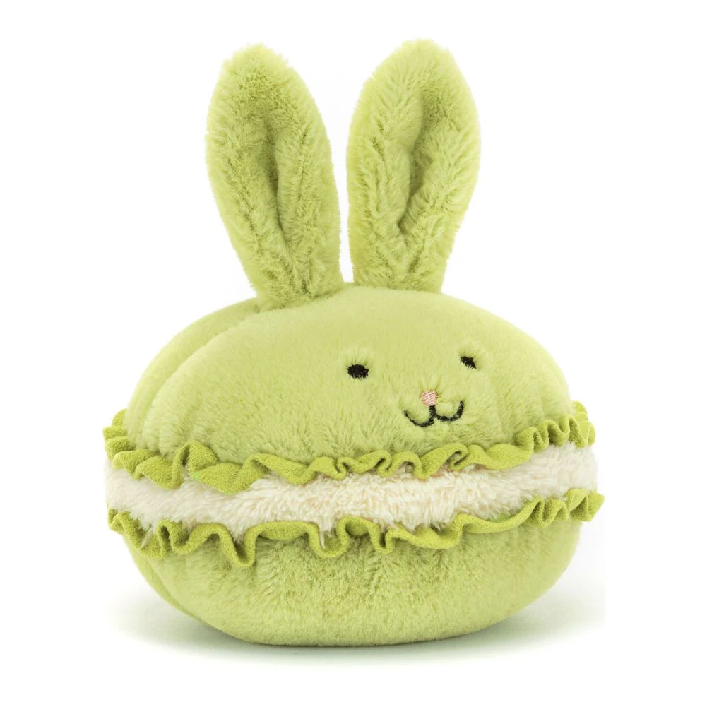 Jellycat Dainty Dessert Plush Toy - Bunny Macaron