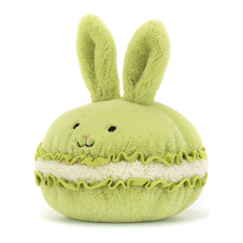 Jellycat Dainty Dessert Plush Toy - Bunny Macaron - Image 3