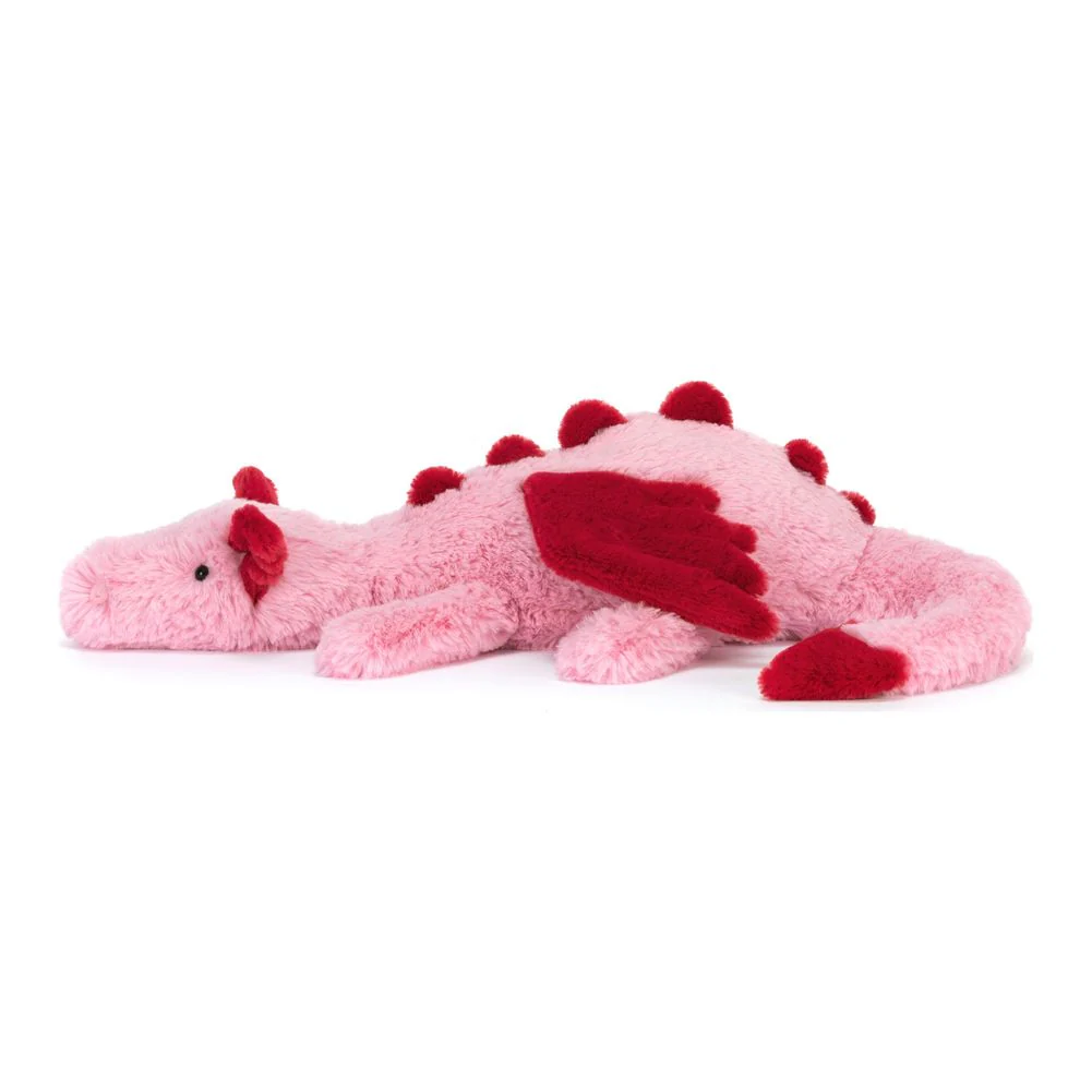 Jellycat Dragon Plush Toy - Heart Dragon - Image 3