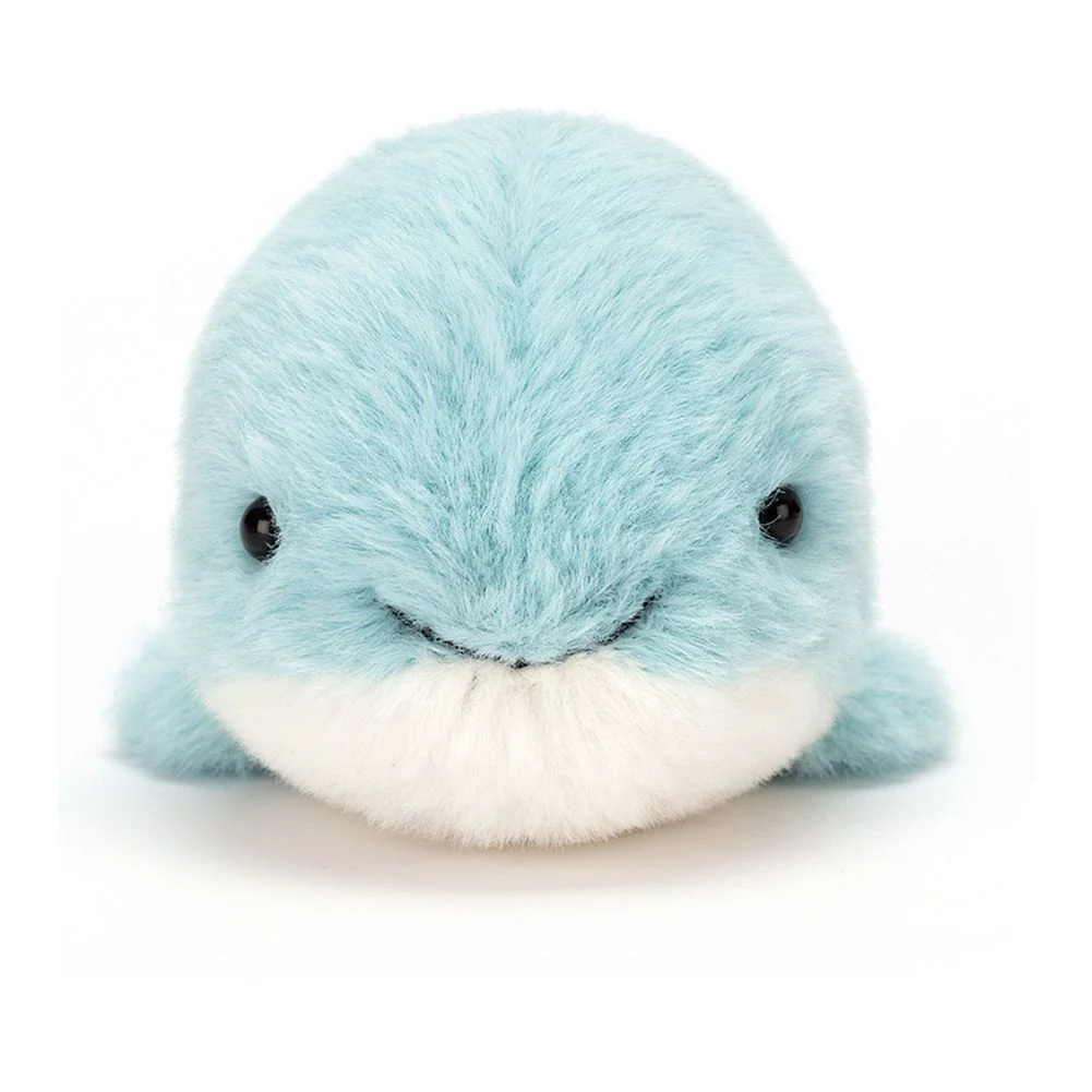 Jellycat Fluffy Plush Toy - Fluffy Whale (4 inch) - Image 2
