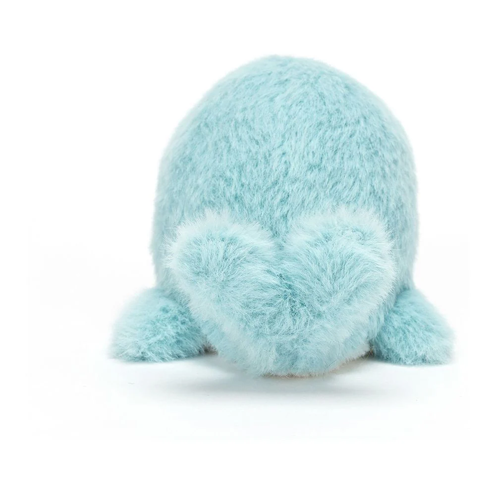 Jellycat Fluffy Plush Toy - Fluffy Whale (4 inch) - Image 4
