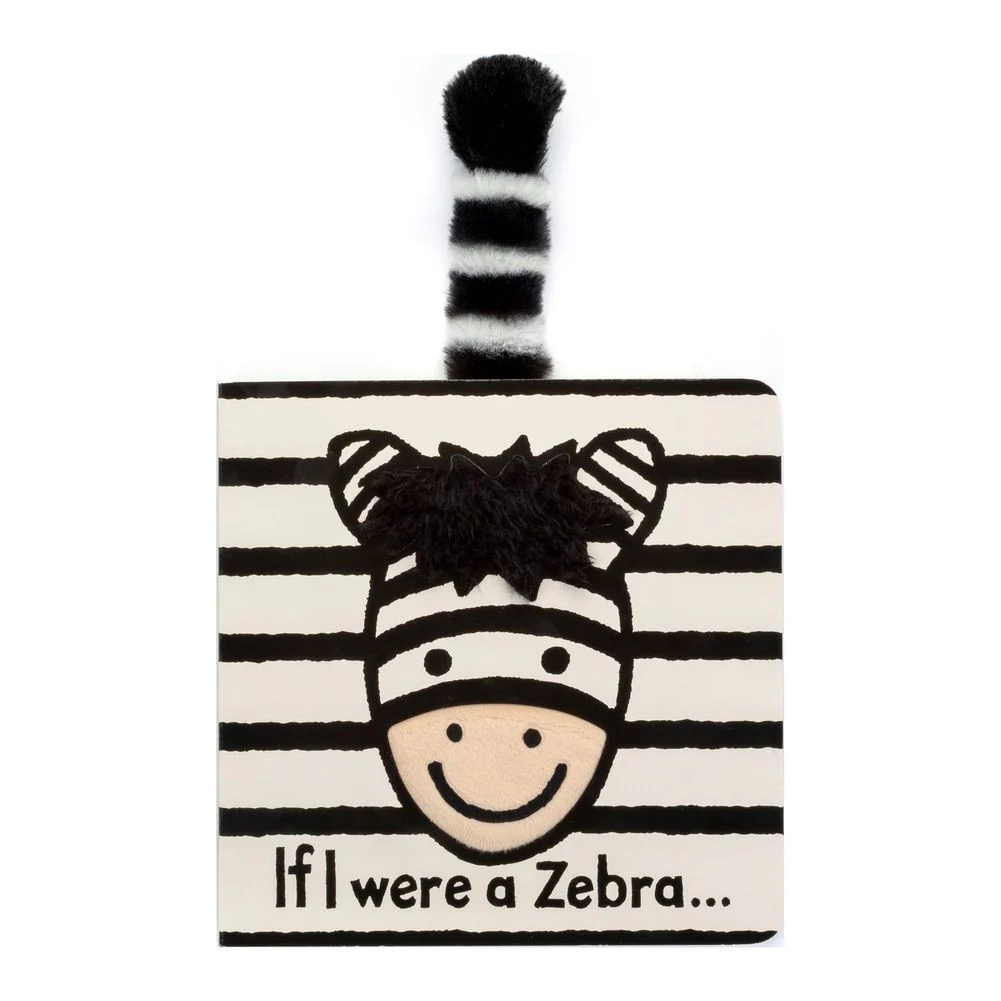 Jellycat If I Were Book - Zebra
