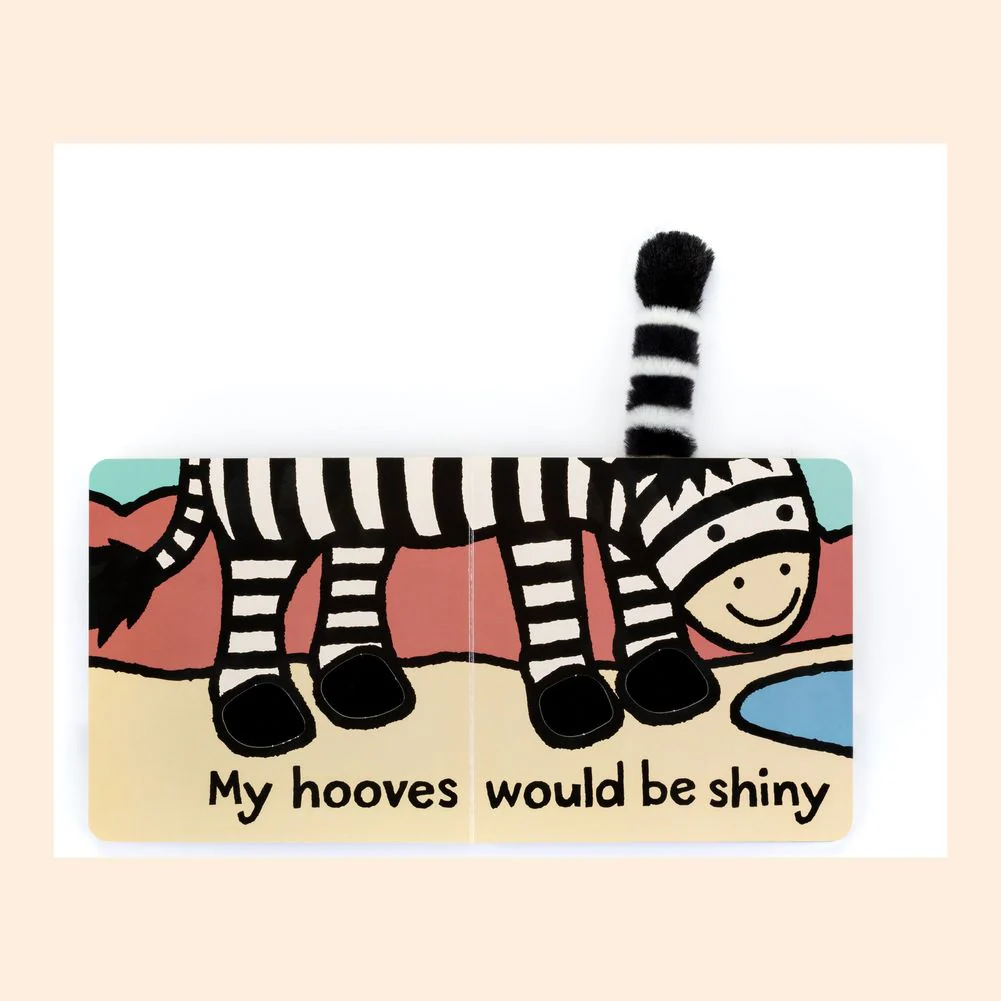 Jellycat If I Were Book - Zebra - Image 3