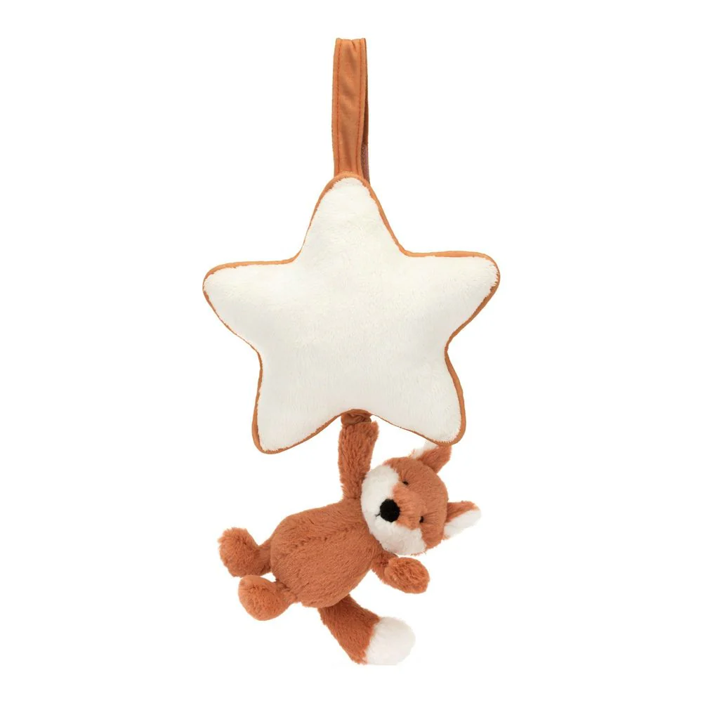 Jellycat Musical Pull Plush Toy - Bashful Fox Cub