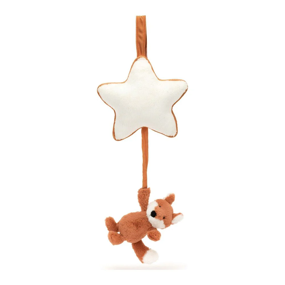 Jellycat Musical Pull Plush Toy - Bashful Fox Cub - Image 4