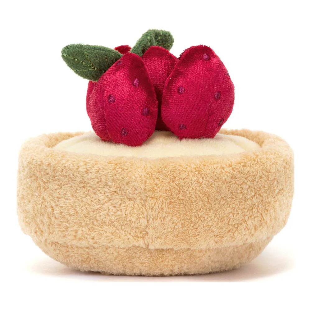 Jellycat Patisserie Amuseables Plush Toy - Fleurette Tarte Aux Fraises - Image 4