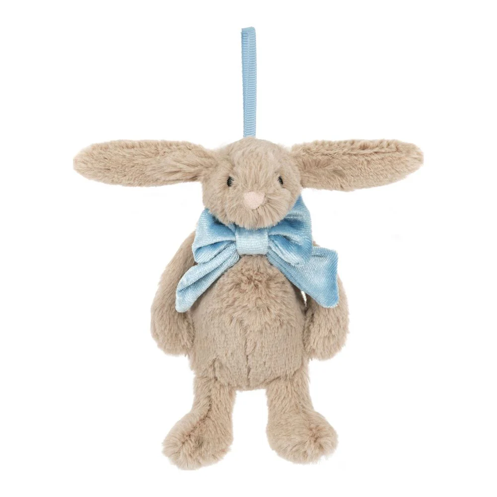 Jellycat Plush Christmas Tree Decoration - Bashful Beige Bunny - Image 2
