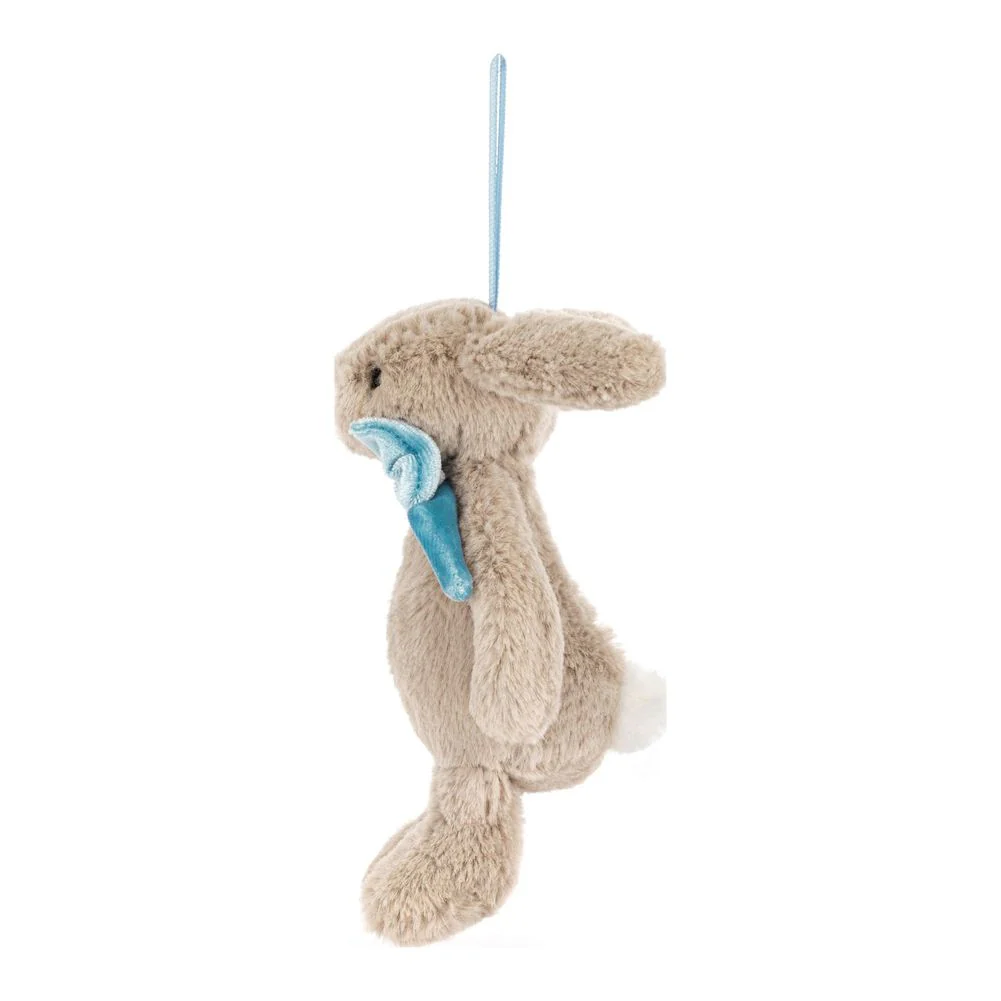 Jellycat Plush Christmas Tree Decoration - Bashful Beige Bunny - Image 3