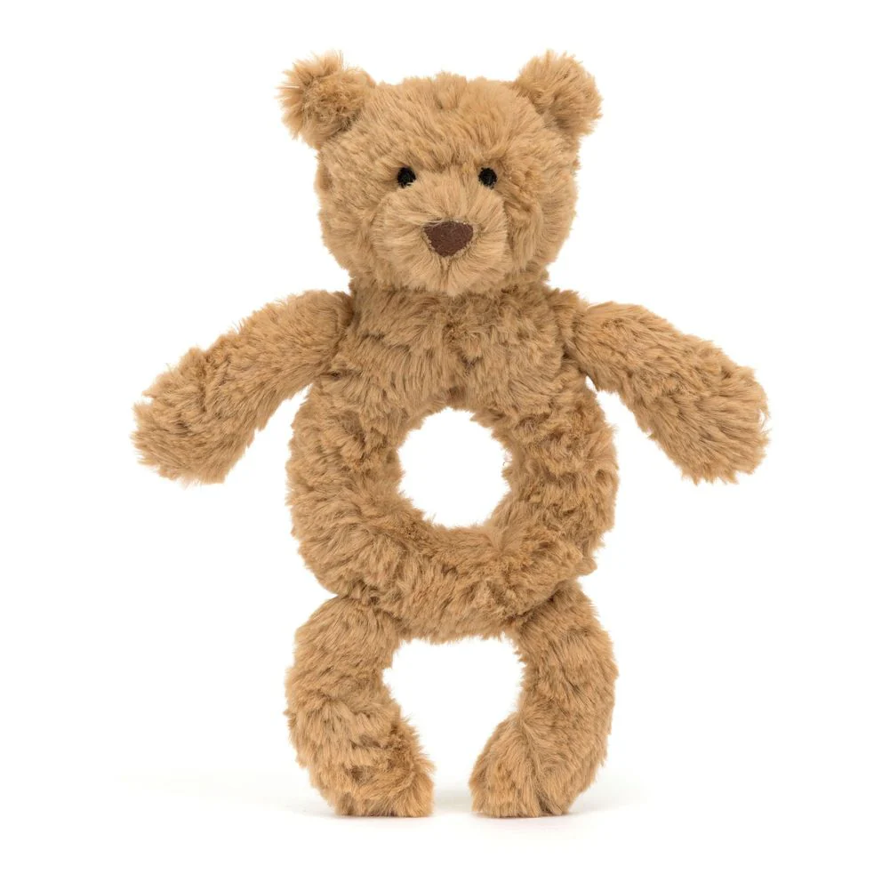 Jellycat Plush Ring Rattle - Bartholomew Bear - Image 2