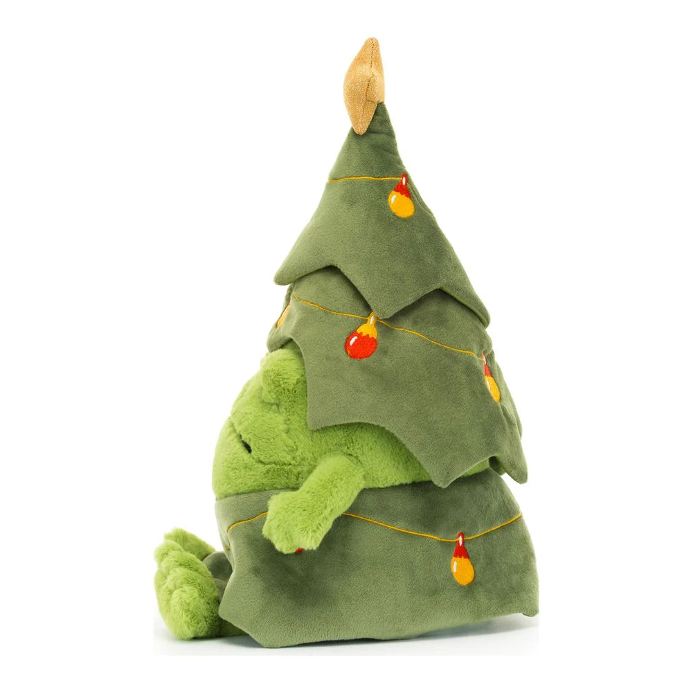 Jellycat Plush Toy - Christmas Tree Ricky Rain Frog - Image 3