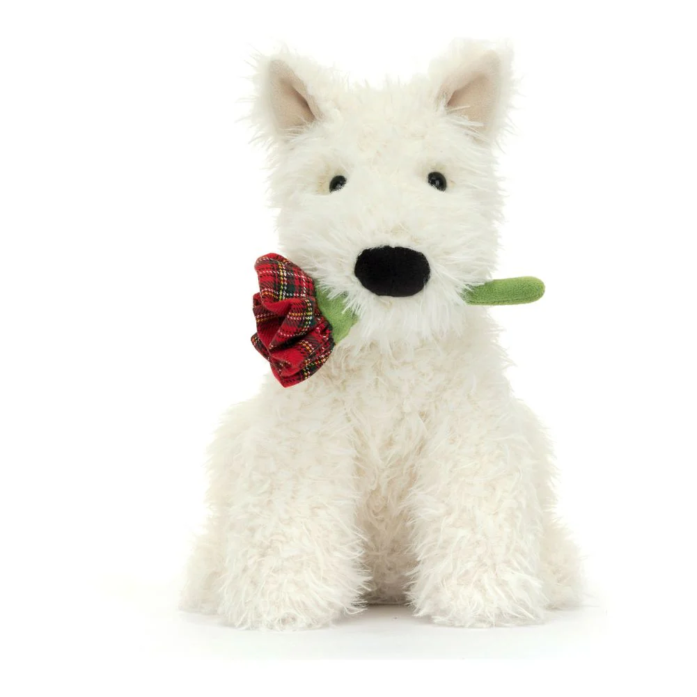Jellycat Plush Toy - Munro Scottie Dog Love You - Image 2