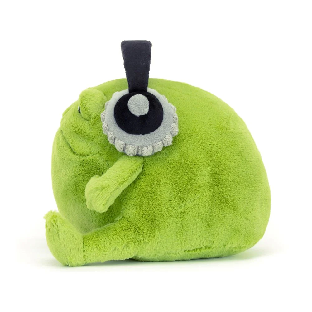Jellycat Plush Toy - Ricky Rain Frog Headphones - Image 3