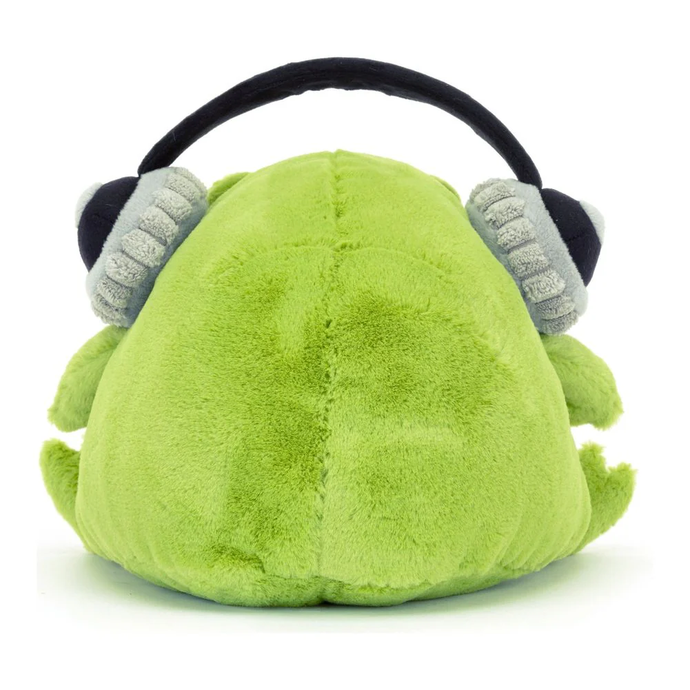 Jellycat Plush Toy - Ricky Rain Frog Headphones - Image 4