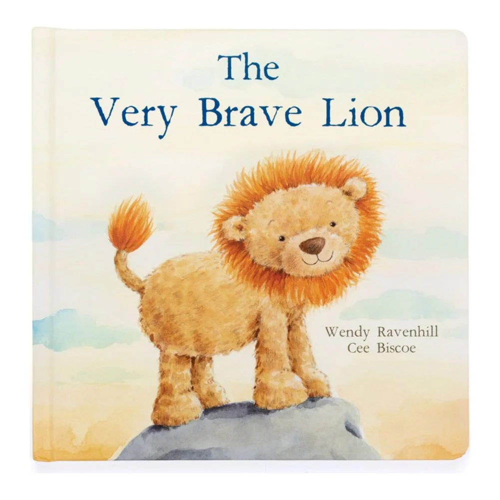 Jellycat The Very Brave Lion Book