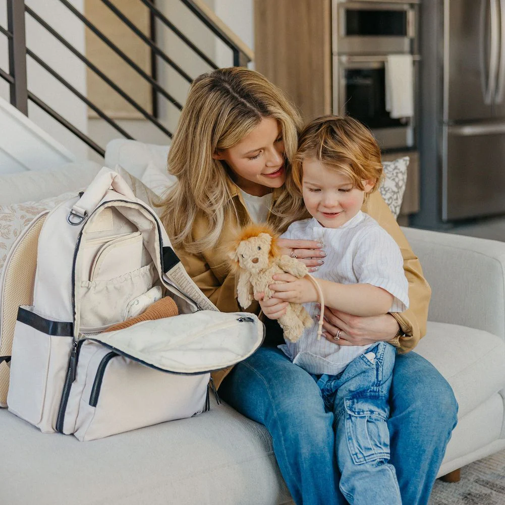 JuJuBe Witney Carson Classic Designer Diaper Backpack - Cloud - Image 5