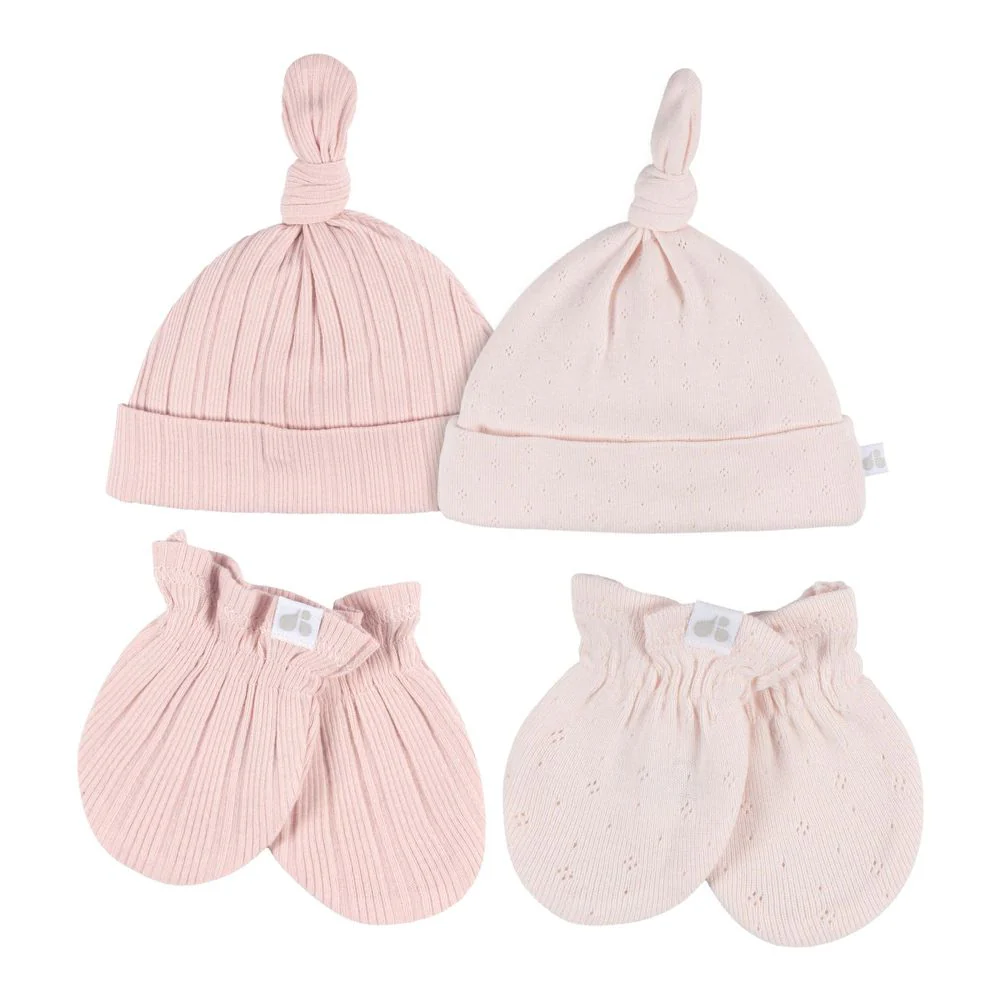 Just Born 4-Piece Hat and Mittens Set - Image 5