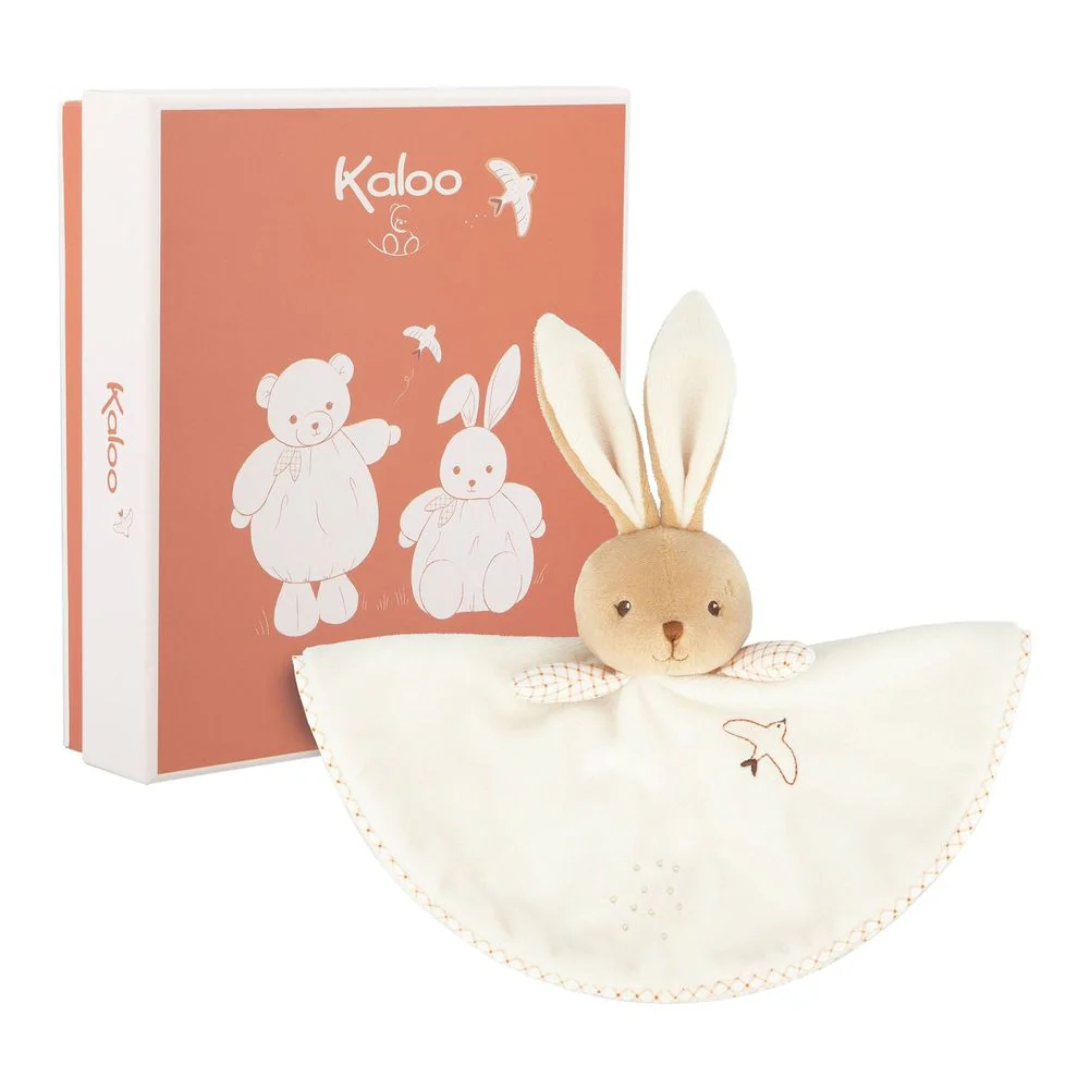 Kaloo Bunny Comforter Plush Toy - Round Duodou Rabbit Cream