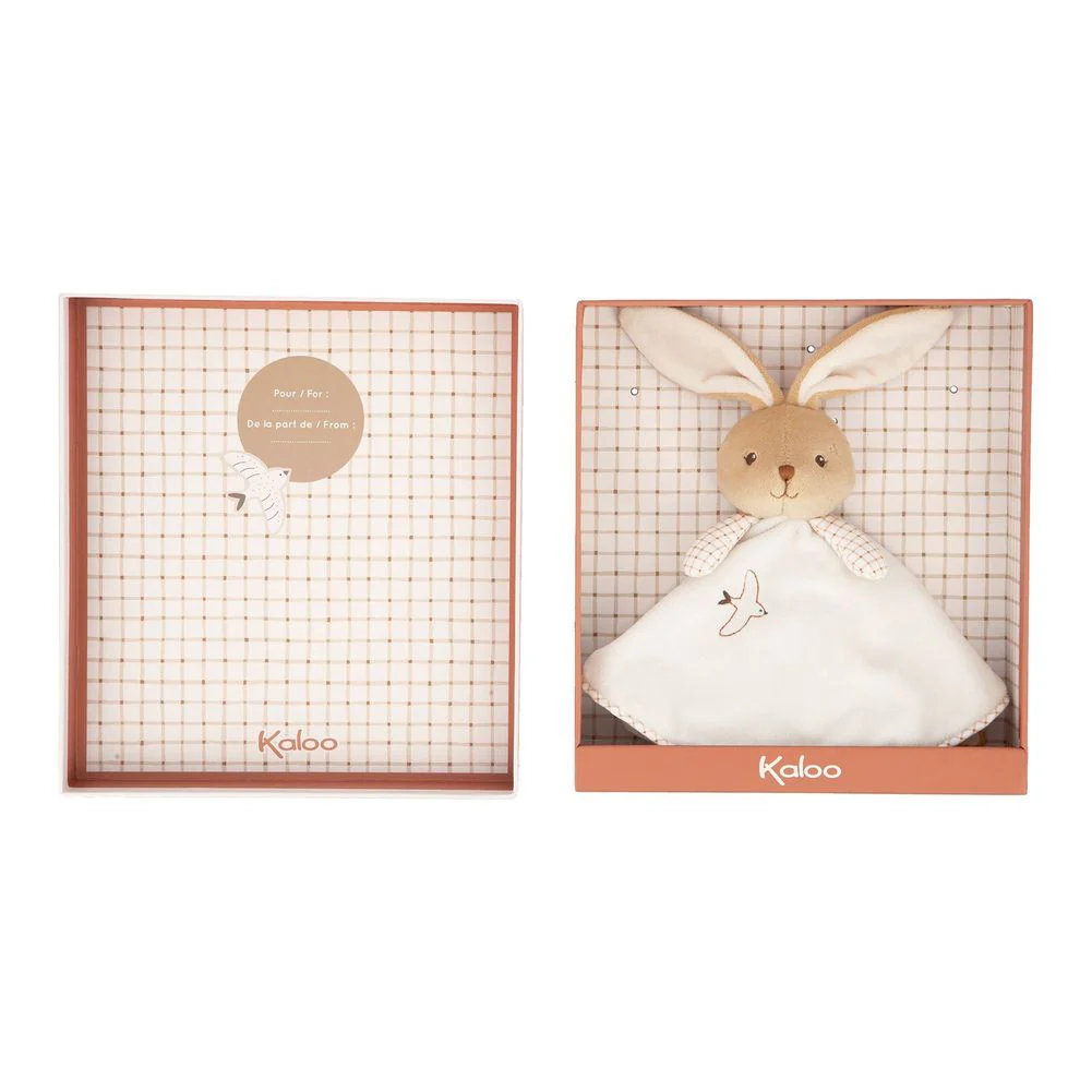 Kaloo Bunny Comforter Plush Toy - Round Duodou Rabbit Cream - Image 3
