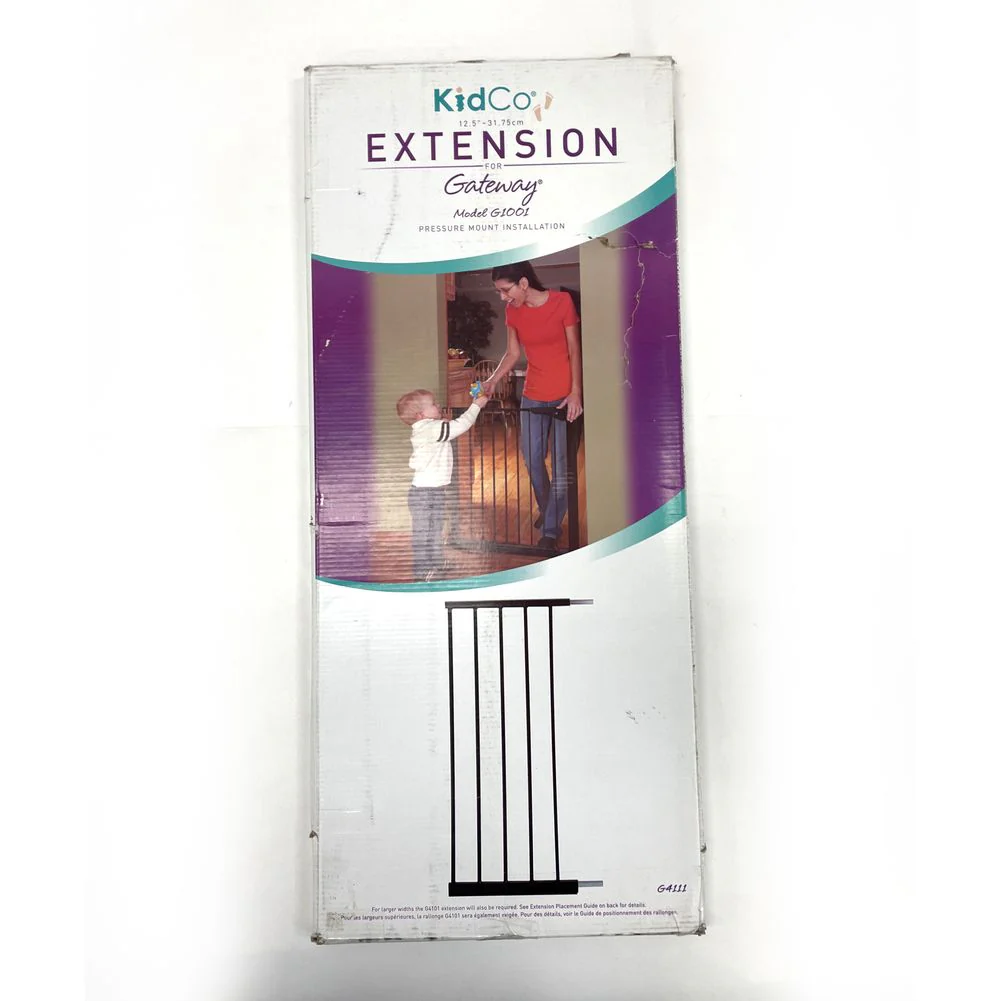 KidCo 12.5 inch Extension Kit for Pressure Mount Gates - Black (Open Box) - Image 2