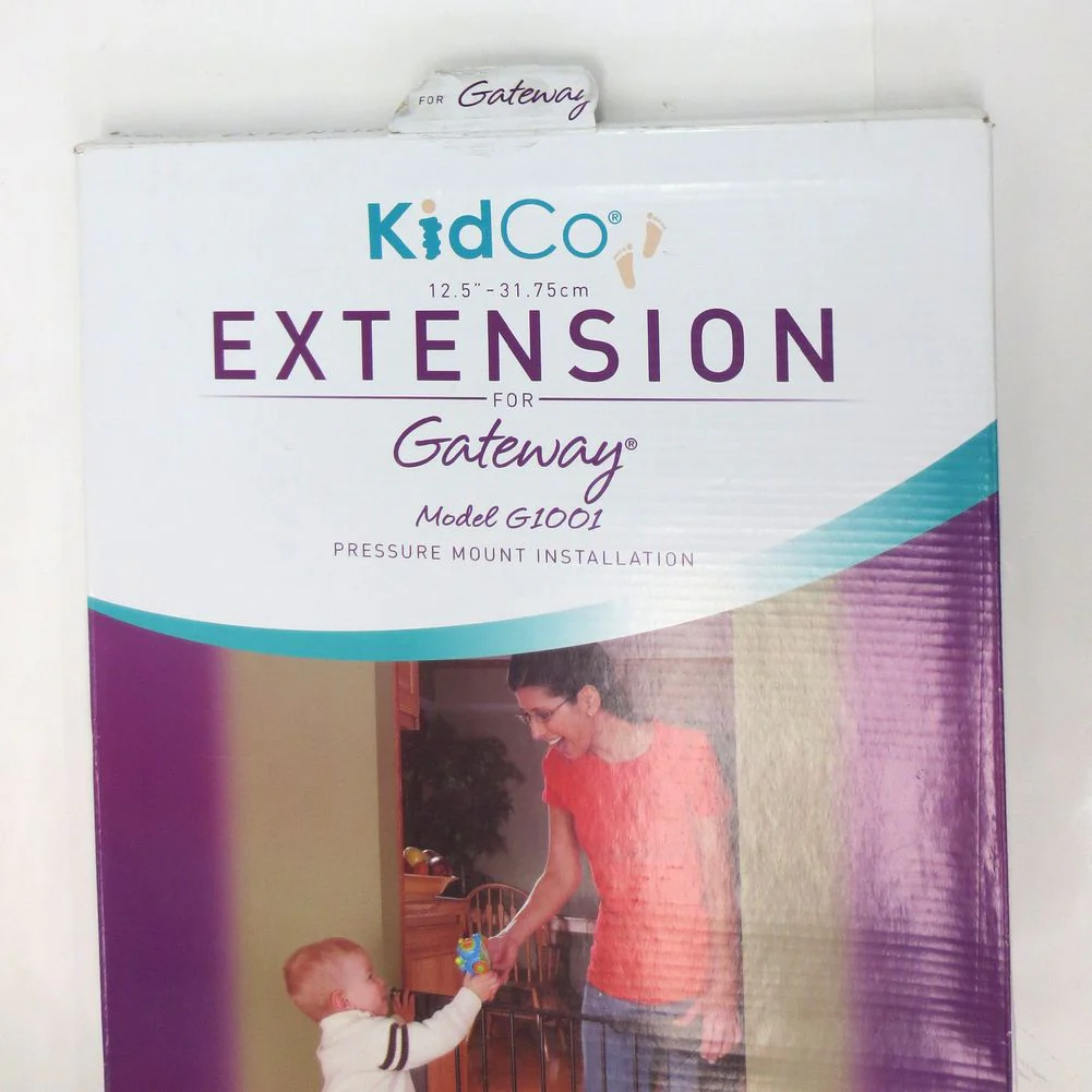 KidCo 12.5 inch Extension Kit for Pressure Mount Gates - Black (Open Box) - Image 4