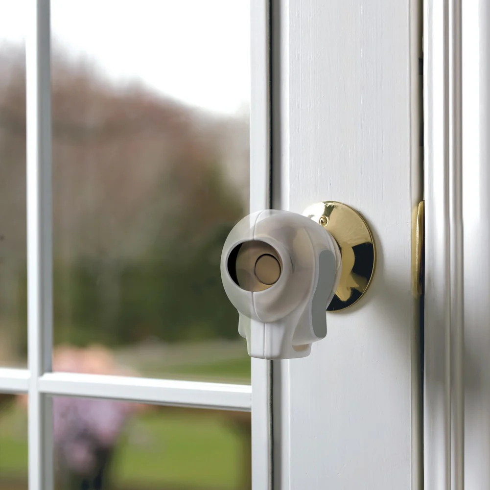 Kidco 2-Pack Doorknob Locks -  Clear - Image 3