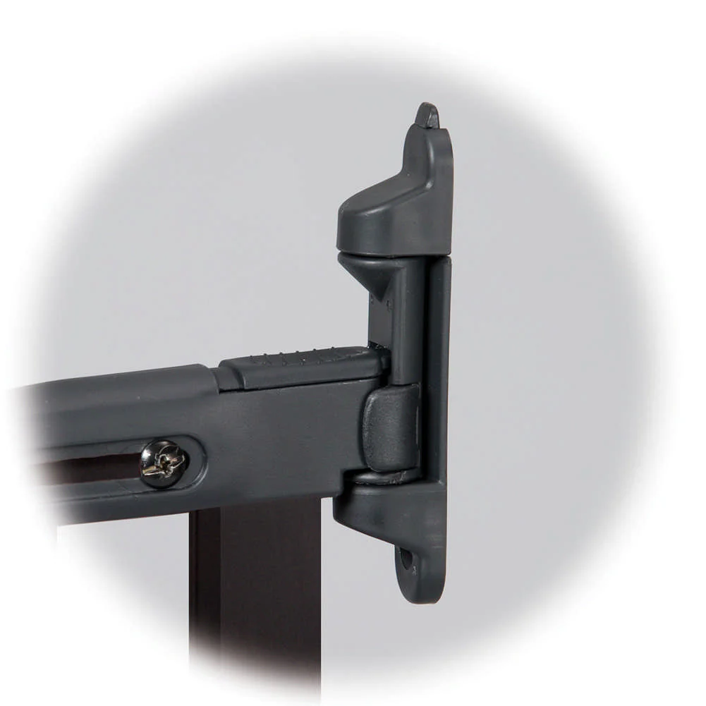 KidCo Angle Mount Safeway  Hardware Mounted Safety Gate - Gray Bamboo - Image 4