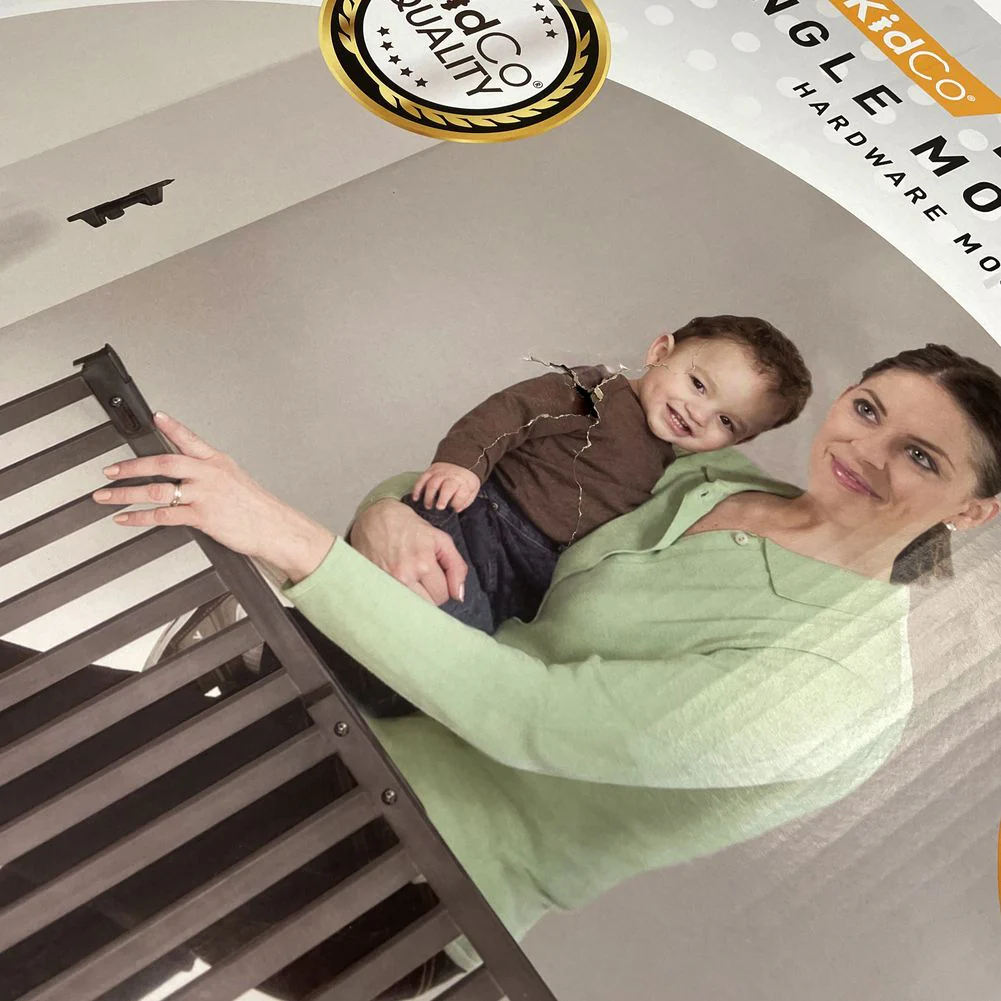 KidCo Angle Mount Safeway Hardware Mounted Safety Gate - Gray Bamboo (Open Box) - Image 5