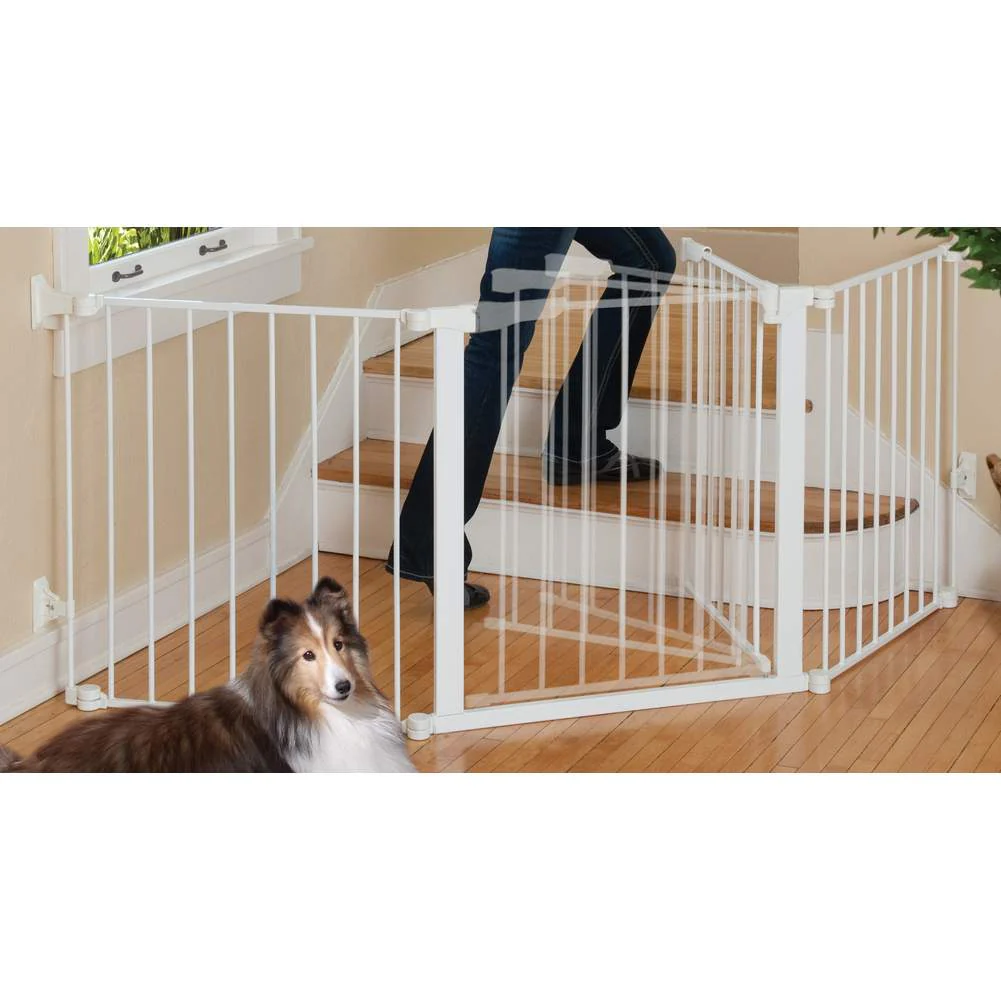 KidCo Custom Fit Auto Close ConfigureGate Hardware Mounted Gate - White - Image 6