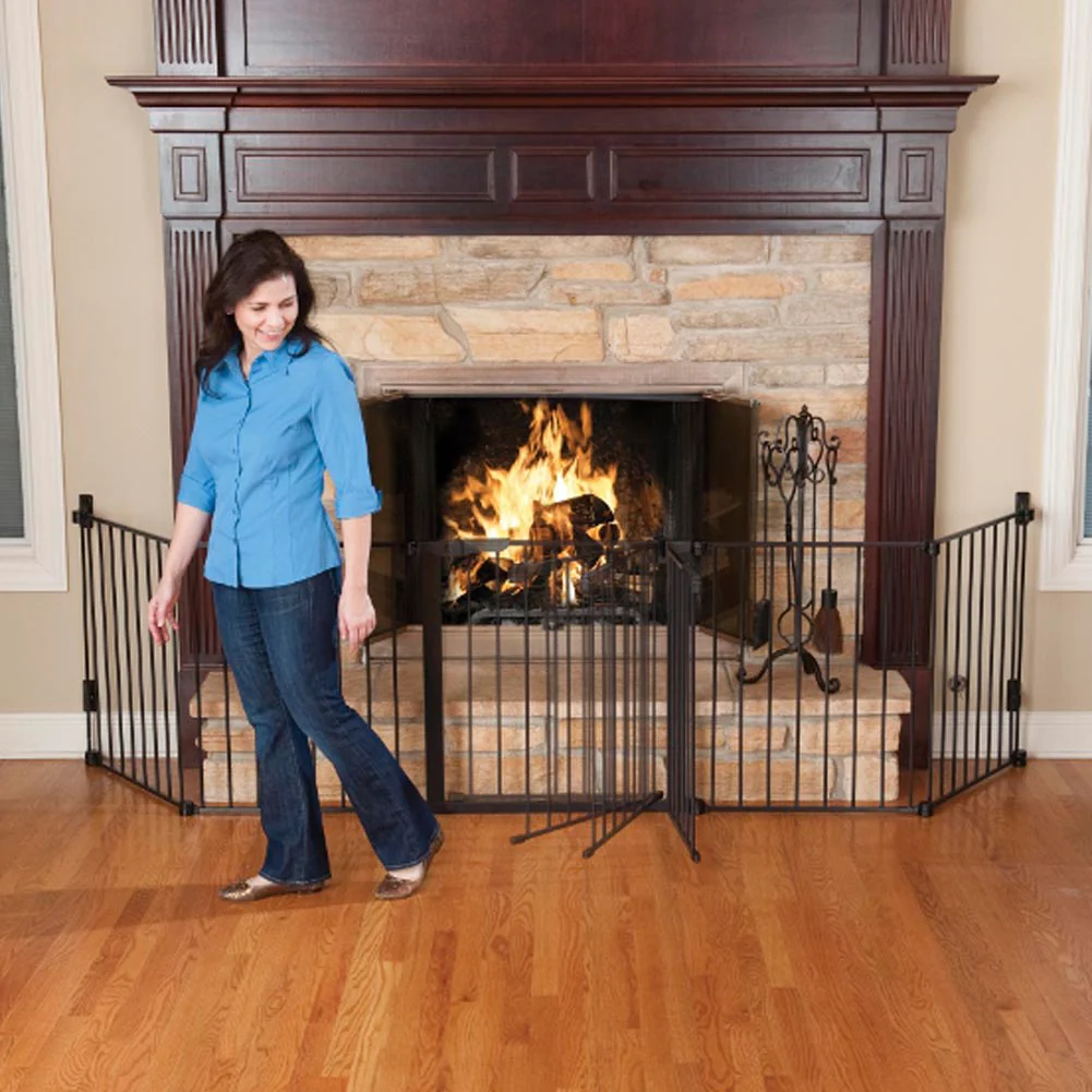 KidCo Custom Fit Auto Close HearthGate - Black - Image 5