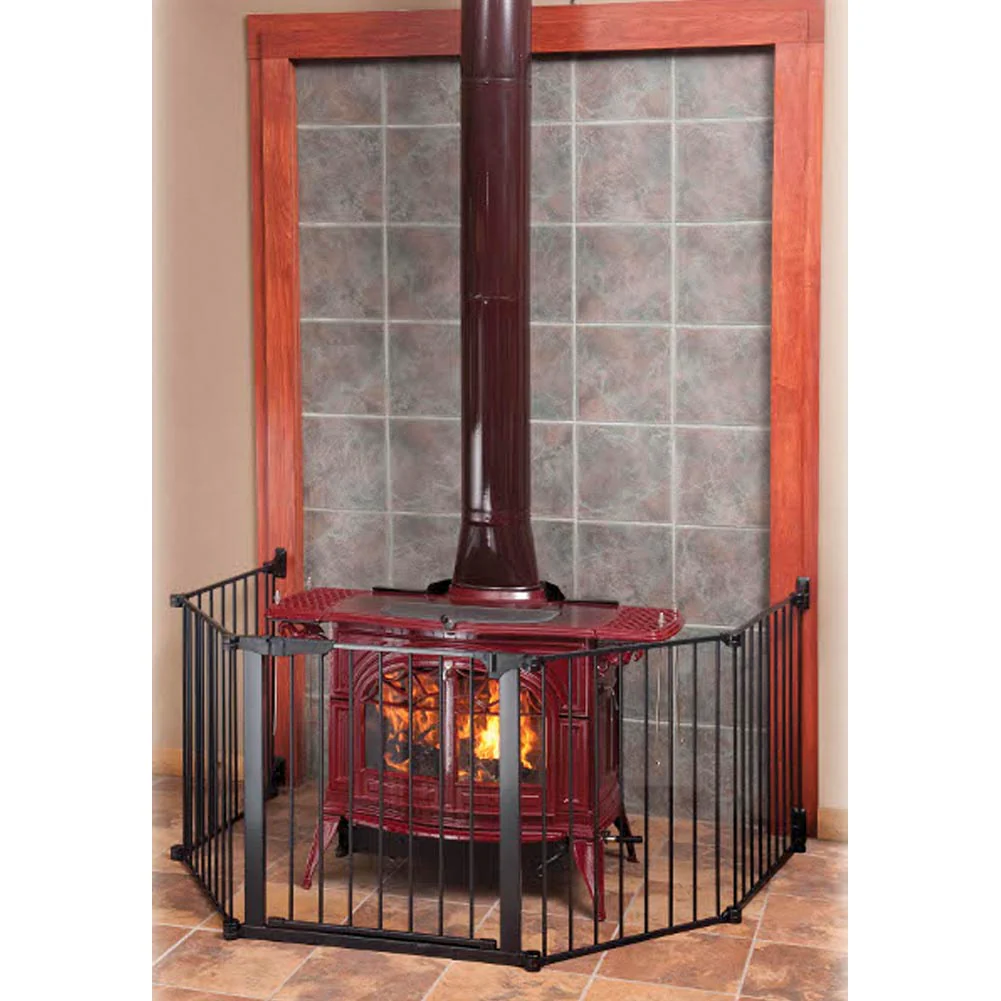 KidCo Custom Fit Auto Close HearthGate - Black - Image 6