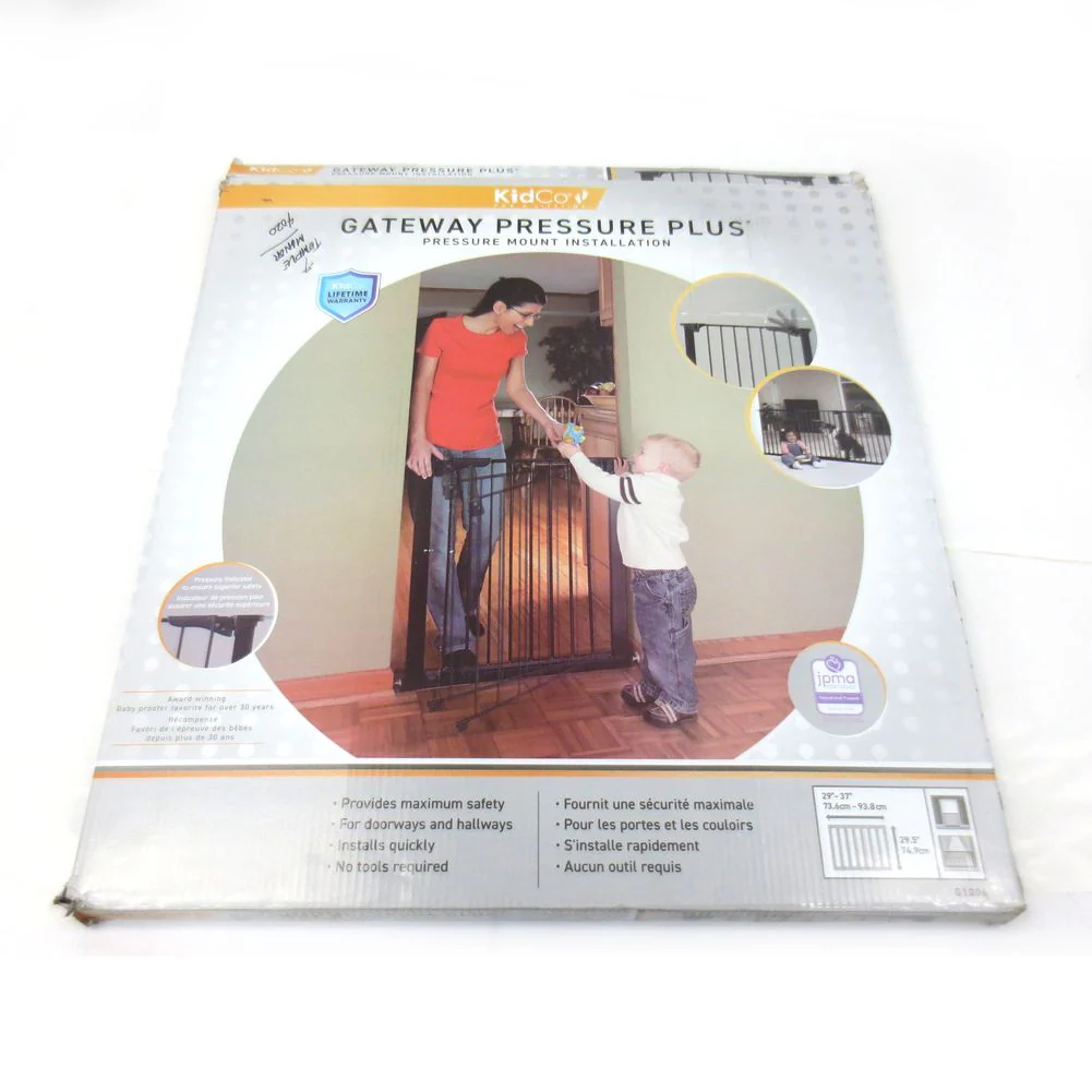 KidCo Safeway Hardware Mounted Safety Gate - Black (Open Box) - Image 2