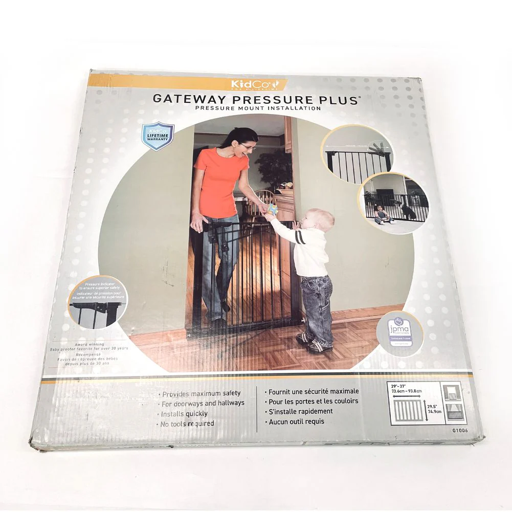 Kidco Gateway Pressure Plus (G1006) Baby Gate - Black (Open Box) - Image 2