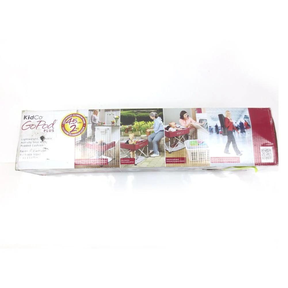 Kidco GoPod Plus Portable Activity Seat - Cranberry (Open Box) - Image 2