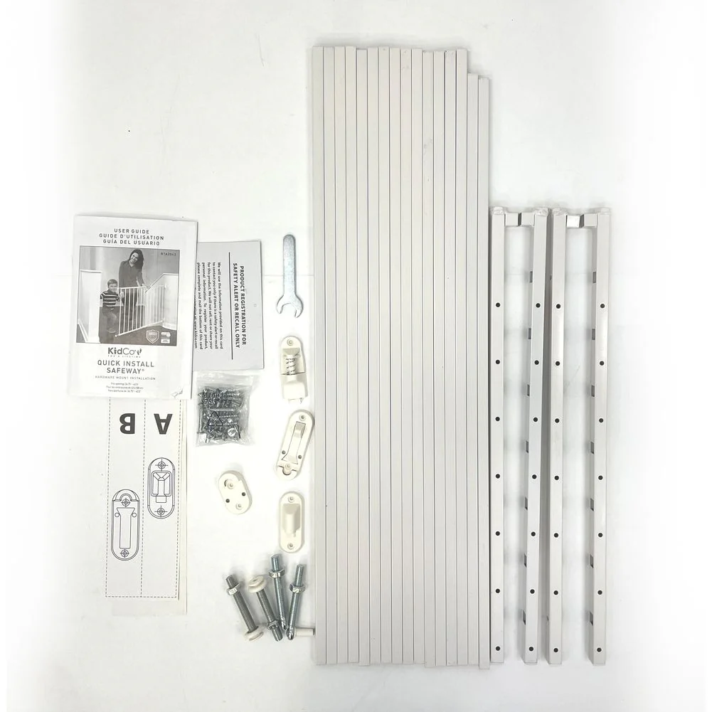 Kidco Quick Install Safeway (RTA2043) Hardware Mounted Baby Gate - White (Open Box) - Image 3