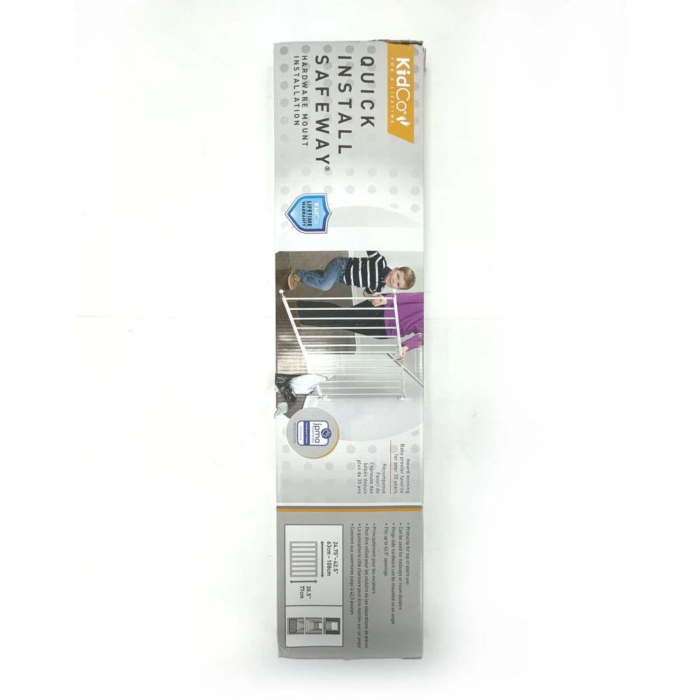 Kidco Quick Install Safeway (RTA2043) Hardware Mounted Baby Gate - White (Open Box) - Image 2