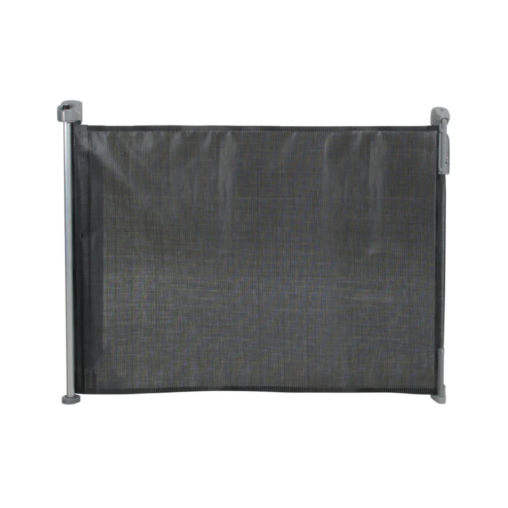 KidCo Retractable Safeway  Hardware Mounted Mesh Barrier - Black