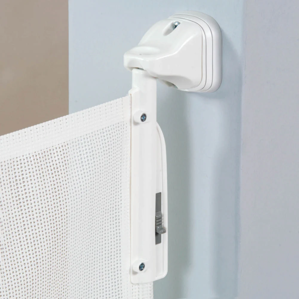 KidCo Retractable Safeway  Hardware Mounted Mesh Barrier - Black - Image 3