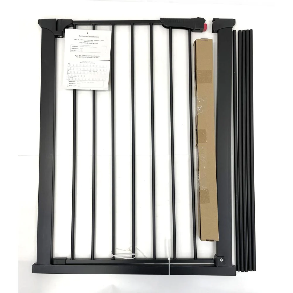 KidCo Tall & Wide Auto Close Gateway Pressure Mounted Gate - Black (Open Box) - Image 4