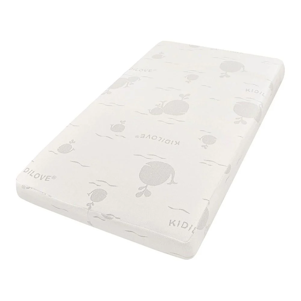 Kidilove Coziness Baby Crib Mattress with Organic Cotton Whale Mattress Cover - Image 2