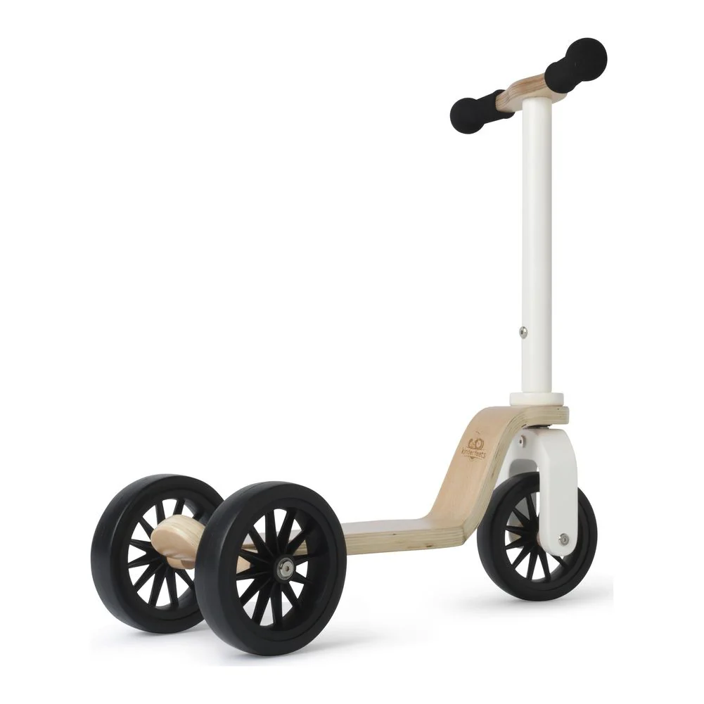 Kinderfeets Kindserscooter Classic Toddler Scooter - Cream - Image 4