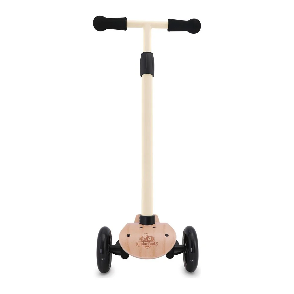 Kinderfeets Kindserscooter Toddler Scooter with LED Wheels - Cream - Image 3