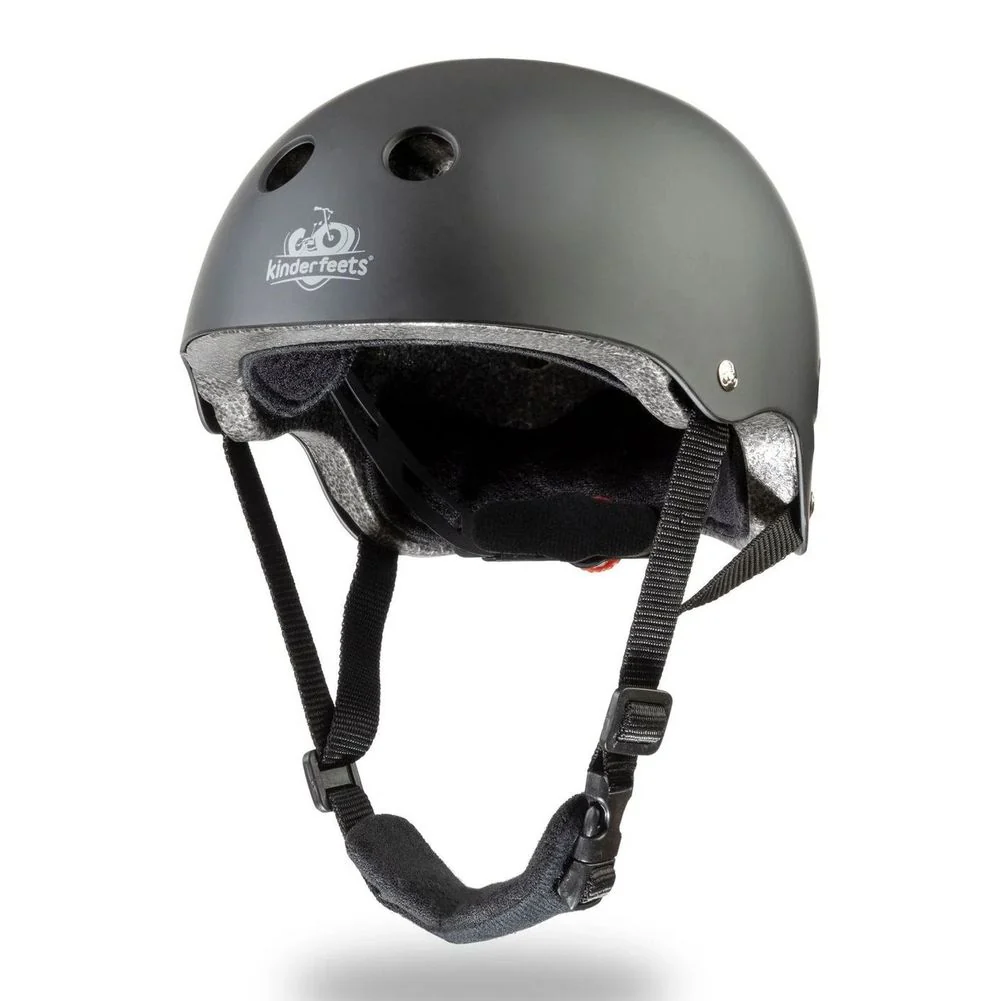 Kinderfeets Toddler Bike Helmet - Matte Black