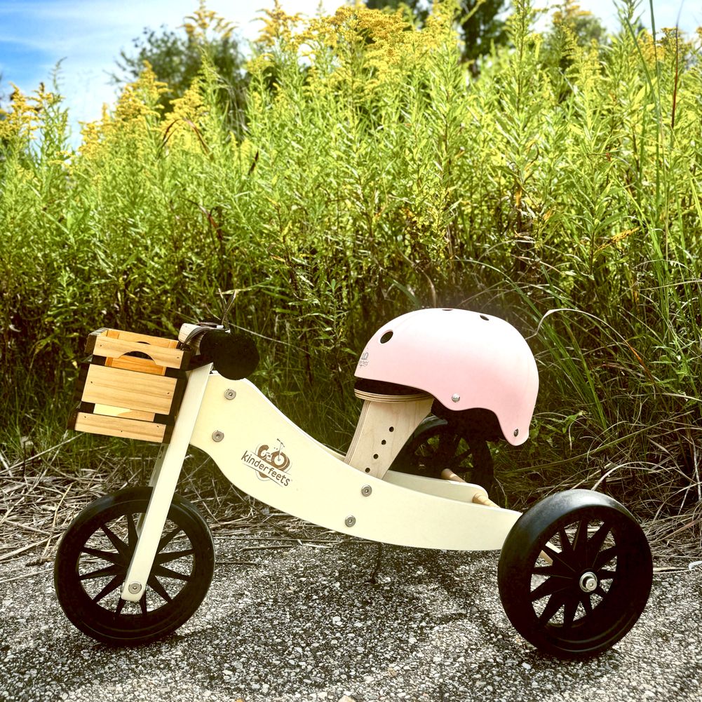 Kinderfeets Toddler Bike Helmet - Matte Rose - Image 3