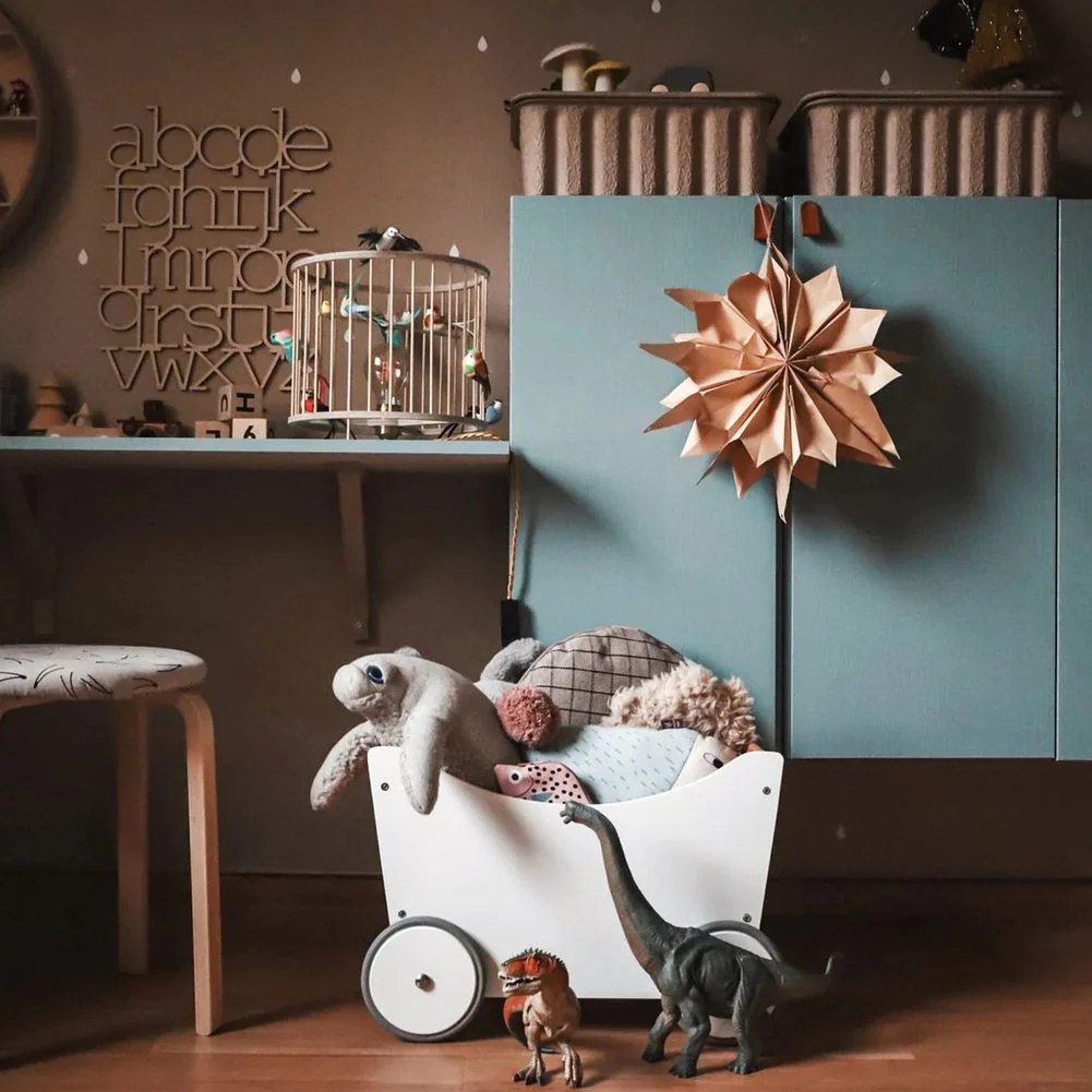 Kinderfeets 2-in-1 Toybox & Walker - White - Image 4