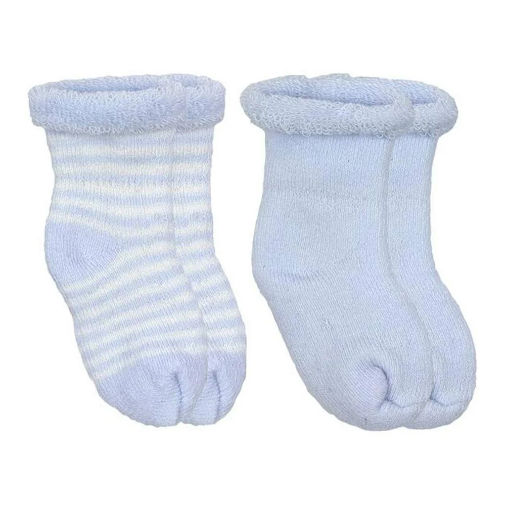 Kushies 2-Pack Terry Newborn Socks - Image 2