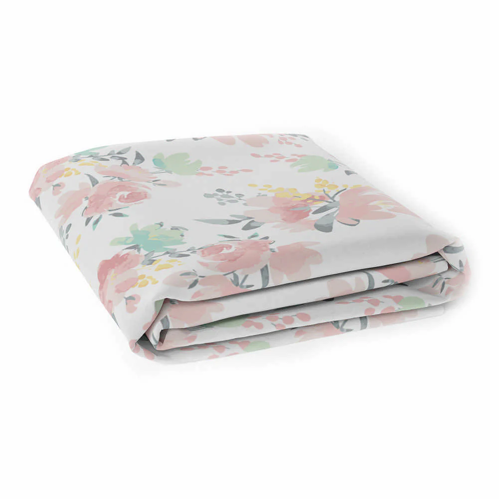 Kushies Cotton Percale Fitted Crib Sheet - Image 5