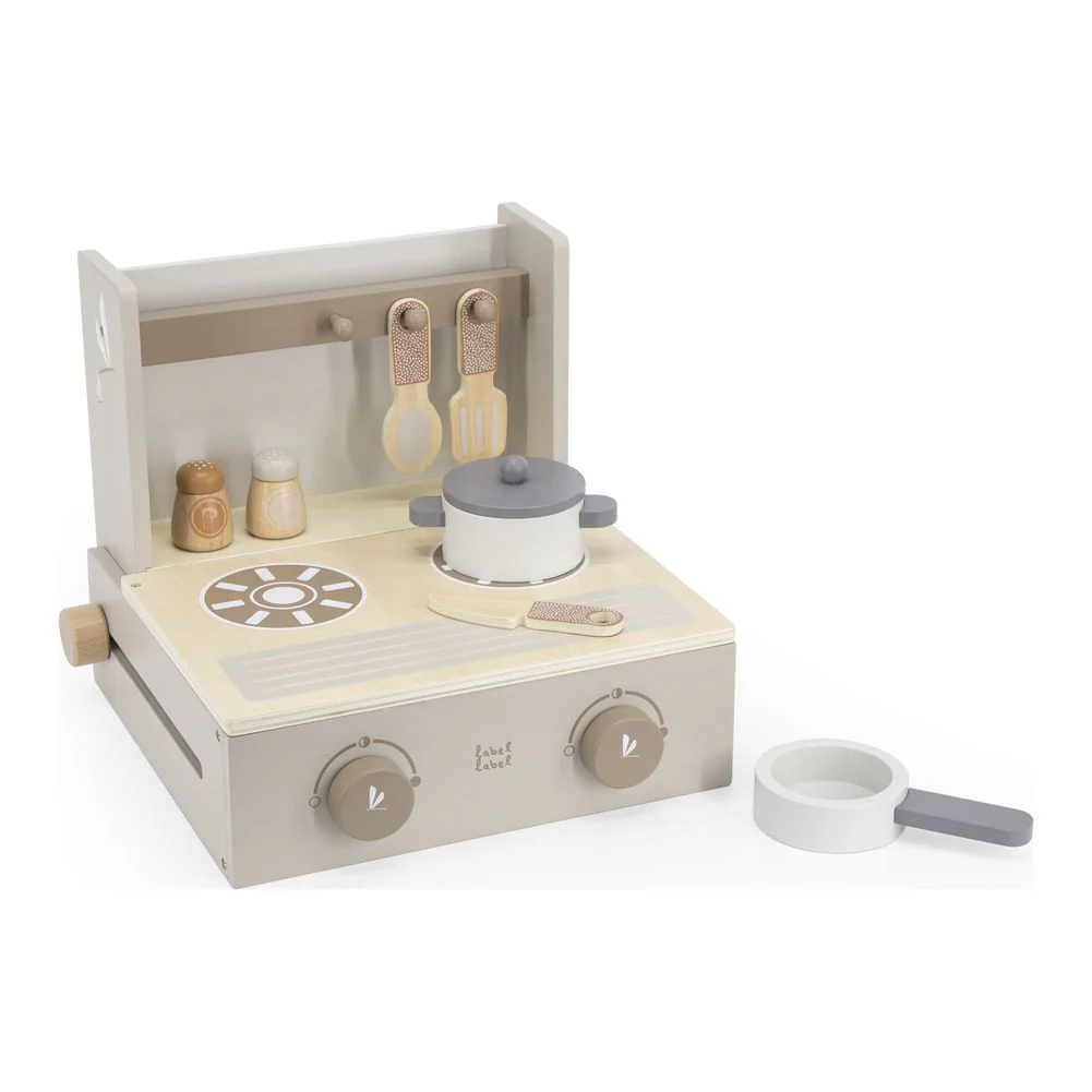 Label Label Foldable Cooker Wooden Playset - Nougat - Image 3
